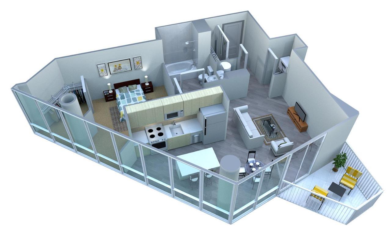 Placemakr Premier Sobro Нэшвилл Экстерьер фото A 3D floor plan of a typical apartment